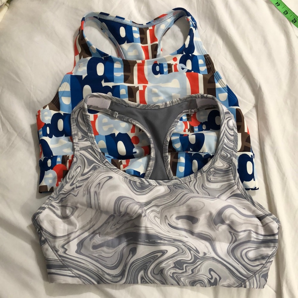 Set of L bralettes or swim tops
